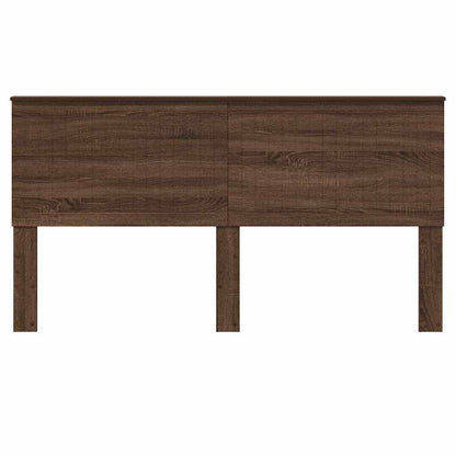 Hoofdbord met hoofdeinde Bruin Eiken 180 cm Bewerkt hout