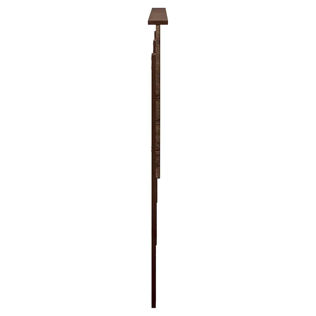 Hoofdbord met hoofdeinde Bruin Eiken 180 cm Bewerkt hout