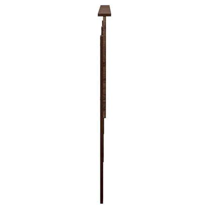 Hoofdbord met hoofdeinde Bruin Eiken 180 cm Bewerkt hout