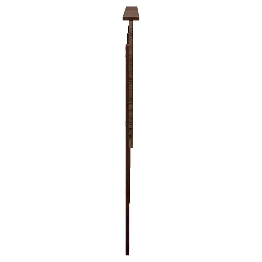 Hoofdbord met hoofdeinde Bruin Eiken 180 cm Bewerkt hout