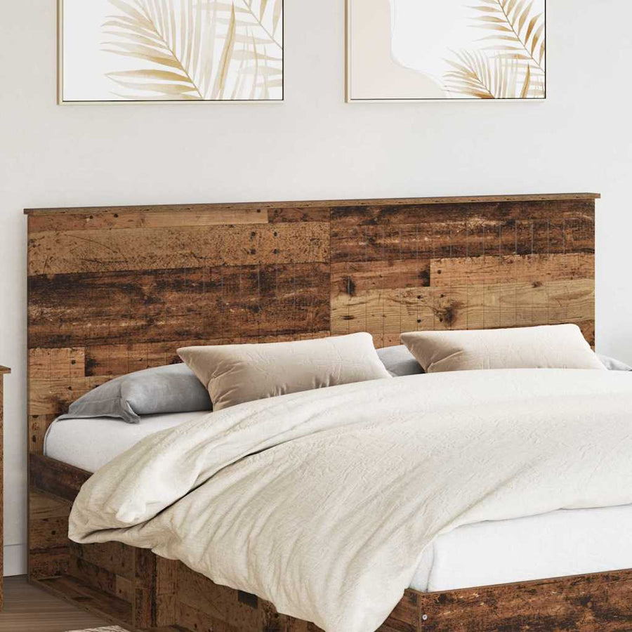 Hoofdbord met hoofdeinde Oud Hout 180 cm Bewerkt hout