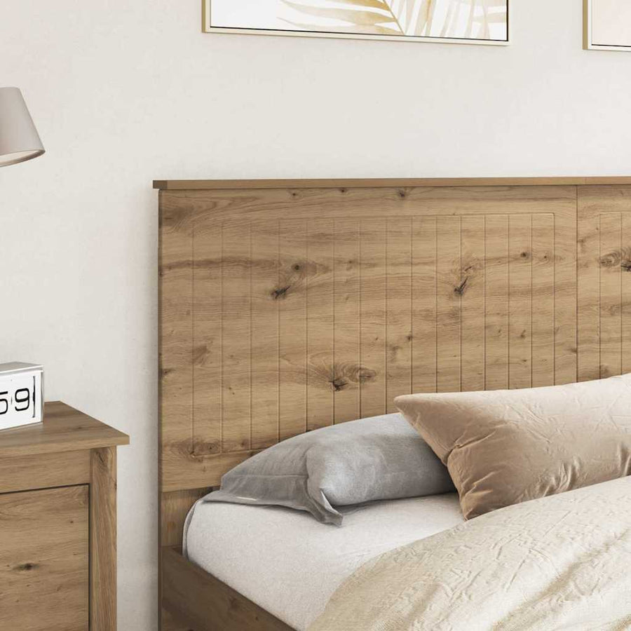 Hoofdbord met hoofdeinde Artisan Eiken 180 cm Bewerkt hout