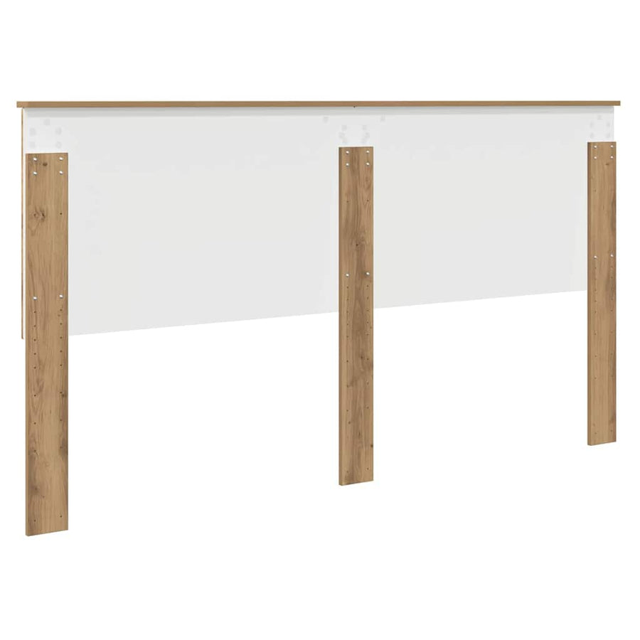 Hoofdbord met hoofdeinde Artisan Eiken 180 cm Bewerkt hout
