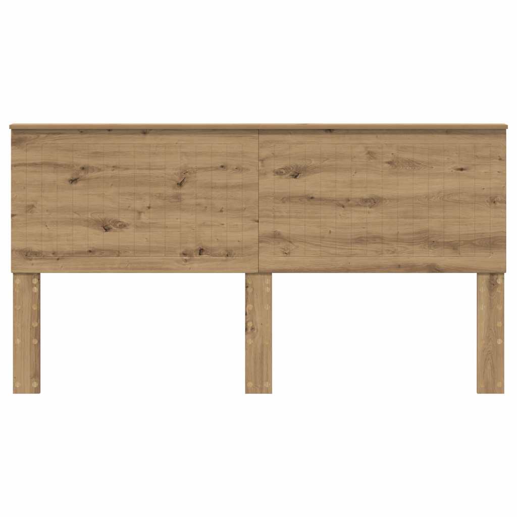 Hoofdbord met hoofdeinde Artisan Eiken 180 cm Bewerkt hout