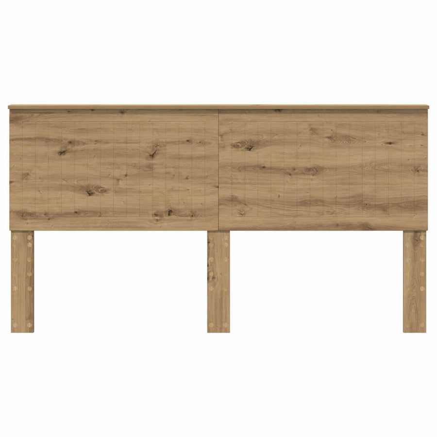 Hoofdbord met hoofdeinde Artisan Eiken 180 cm Bewerkt hout
