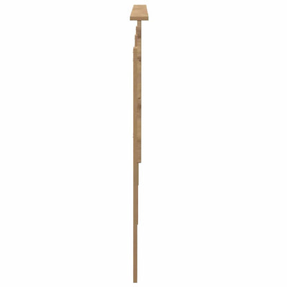 Hoofdbord met hoofdeinde Artisan Eiken 180 cm Bewerkt hout