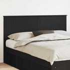Headboard Black Oak 160 cm Engineered wood