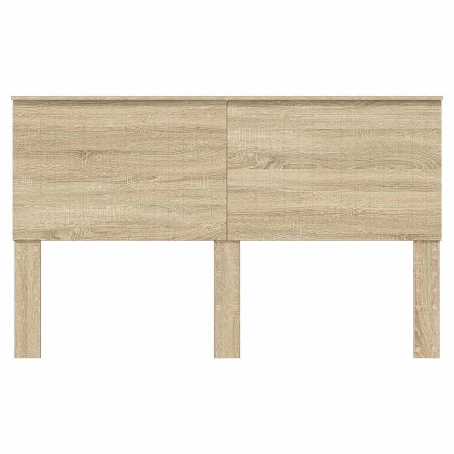Hoofdbord met hoofdeinde Sonoma Eiken 160 cm Bewerkt hout