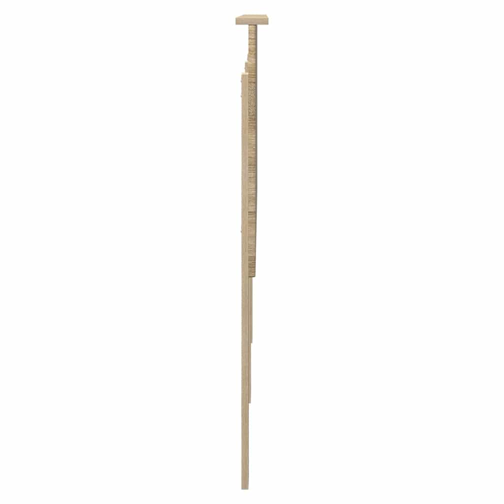 Hoofdbord met hoofdeinde Sonoma Eiken 160 cm Bewerkt hout