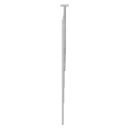 Hoofdbord met hoofdeinde Beton Grijs 160 cm Bewerkt hout