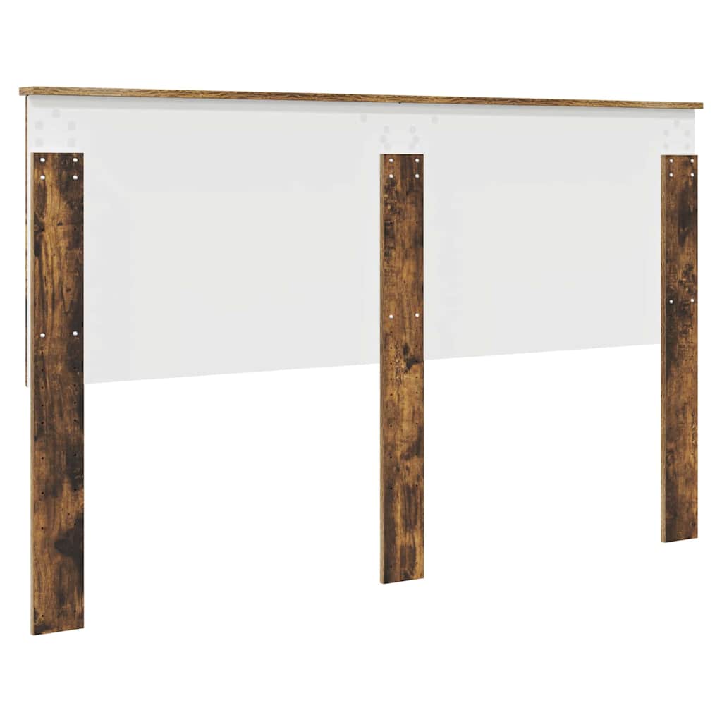 Hoofdbord met hoofdeinde Gerookt eiken 160 cm Bewerkt hout