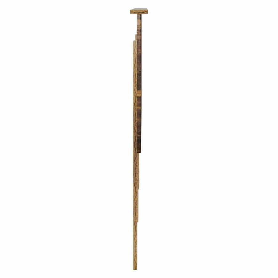 Hoofdbord met hoofdeinde Gerookt eiken 160 cm Bewerkt hout