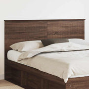 Hoofdbord bruin eiken 163x7x100 cm