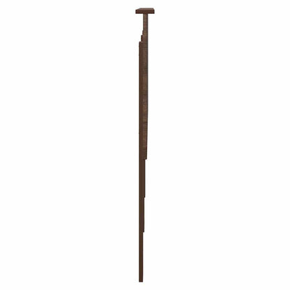 Hoofdbord met hoofdeinde Bruin Eiken 160 cm Bewerkt hout