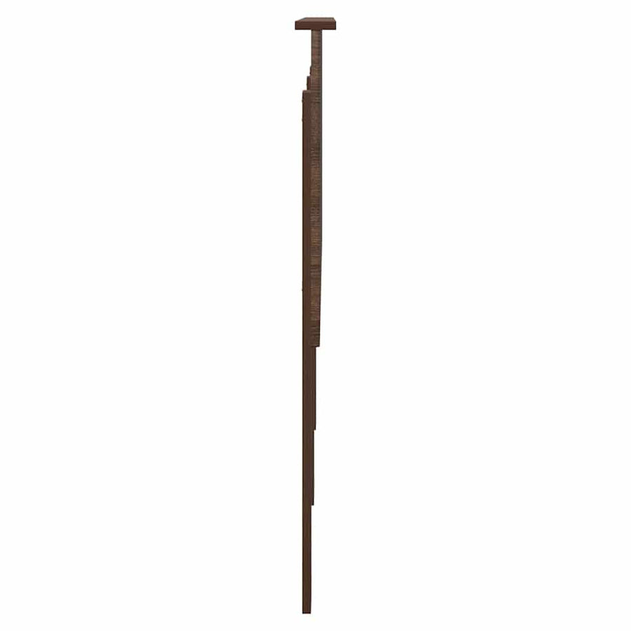 Hoofdbord met hoofdeinde Bruin Eiken 160 cm Bewerkt hout