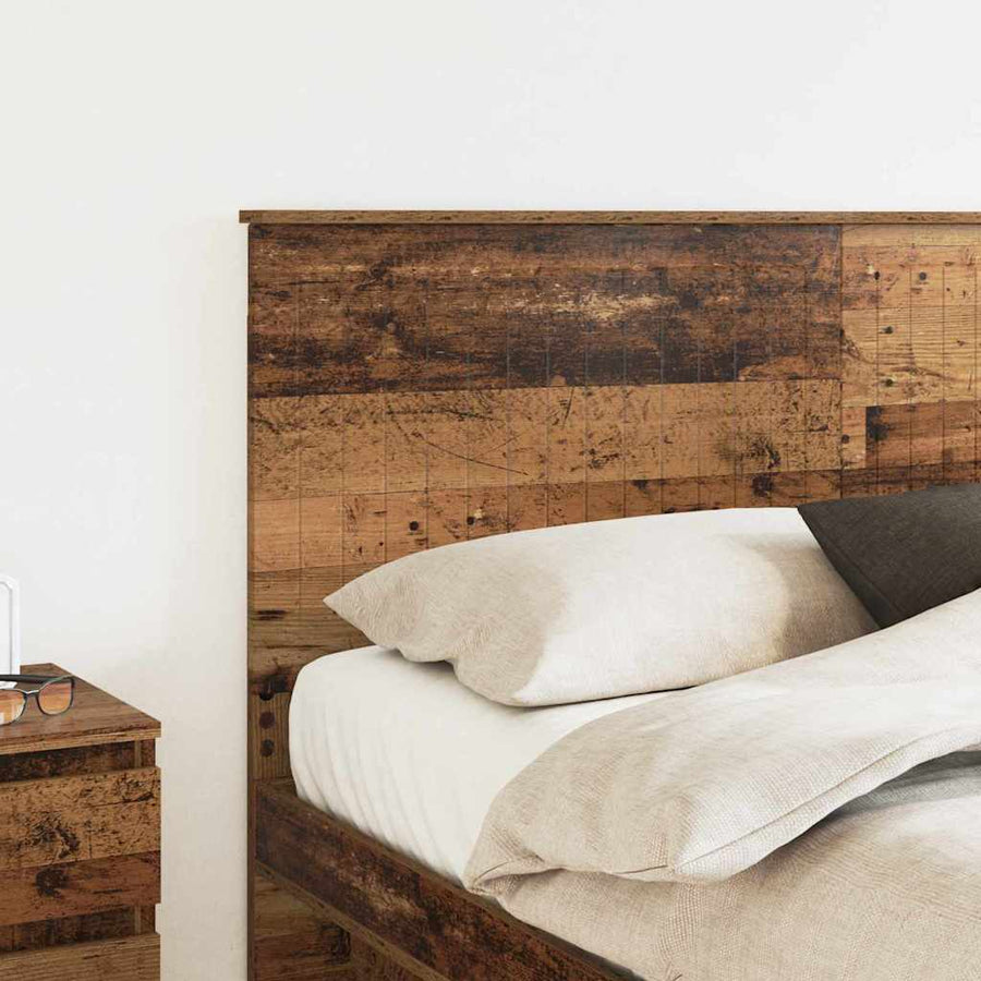 Hoofdbord met hoofdeinde Oud Hout 160 cm Bewerkt hout