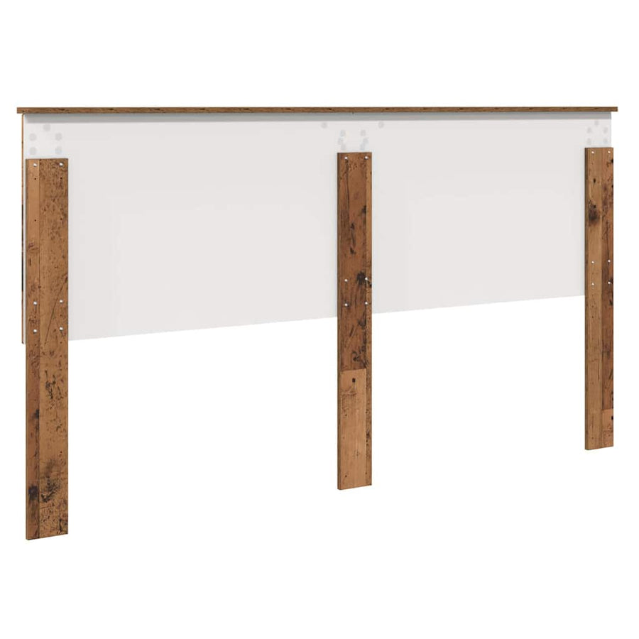 Hoofdbord met hoofdeinde Oud Hout 160 cm Bewerkt hout