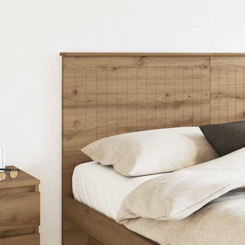 Hoofdbord met hoofdeinde Artisan Eiken 160 cm Bewerkt hout