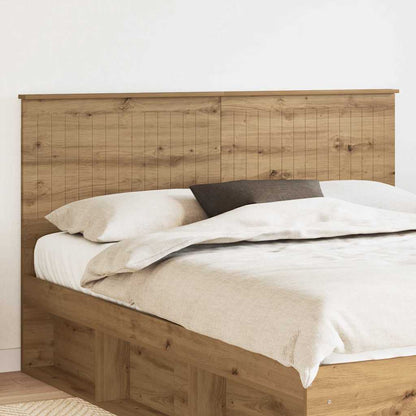 Hoofdbord met hoofdeinde Artisan Eiken 160 cm Bewerkt hout