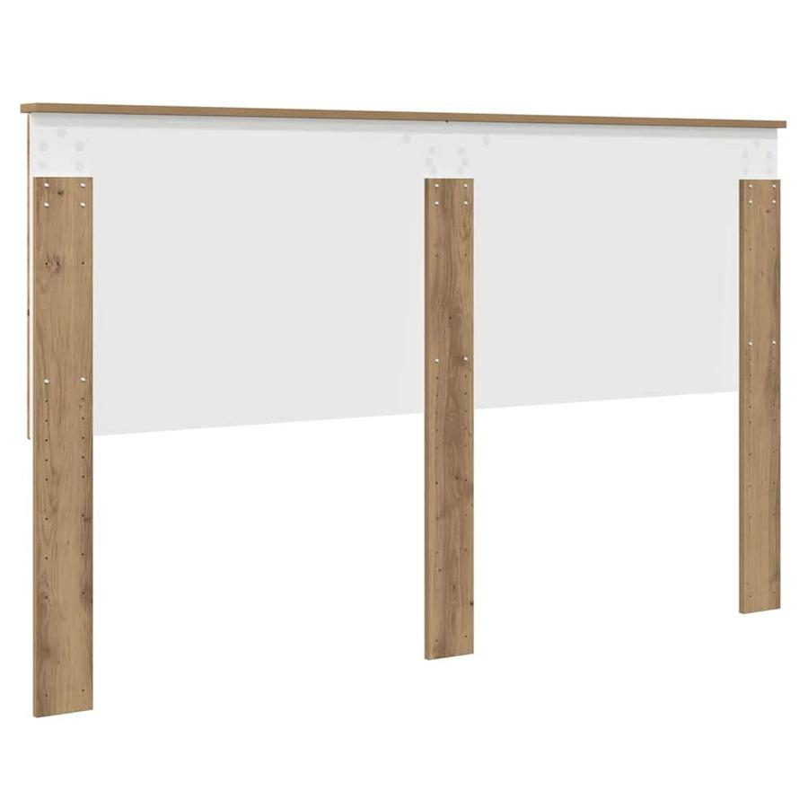 Hoofdbord met hoofdeinde Artisan Eiken 160 cm Bewerkt hout