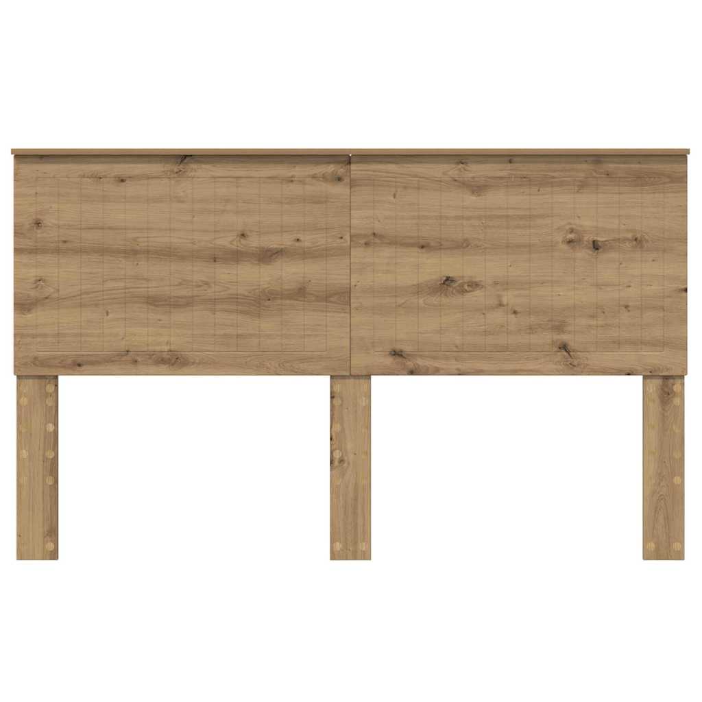 Hoofdbord met hoofdeinde Artisan Eiken 160 cm Bewerkt hout