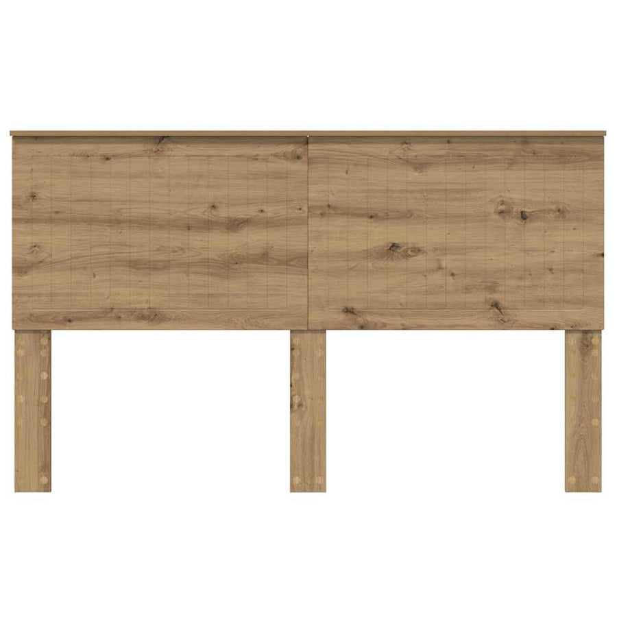 Hoofdbord met hoofdeinde Artisan Eiken 160 cm Bewerkt hout