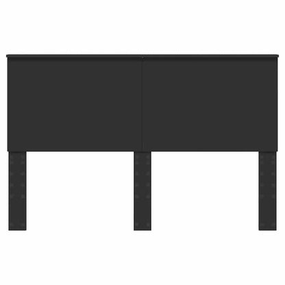 Hoofdbord met hoofdeinde Zwart Eiken 150 cm Bewerkt hout