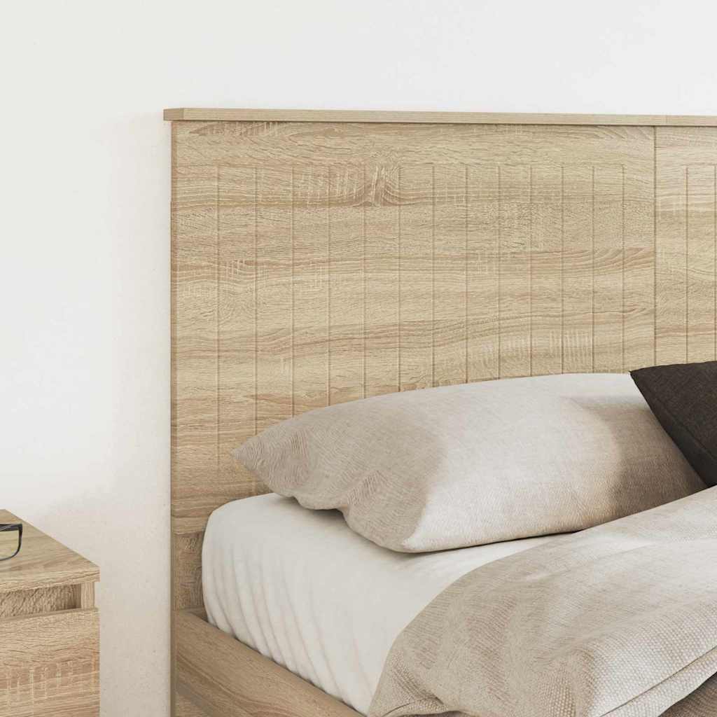 Hoofdbord met hoofdeinde Sonoma Eiken 150 cm Bewerkt hout