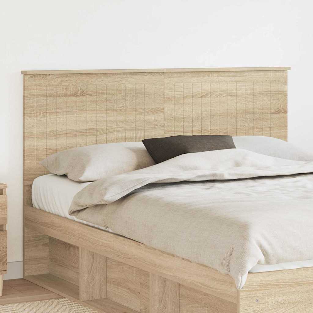 Hoofdbord met hoofdeinde Sonoma Eiken 150 cm Bewerkt hout