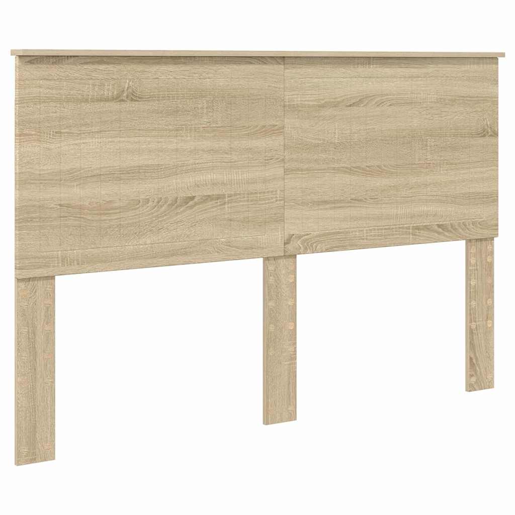 Hoofdbord met hoofdeinde Sonoma Eiken 150 cm Bewerkt hout