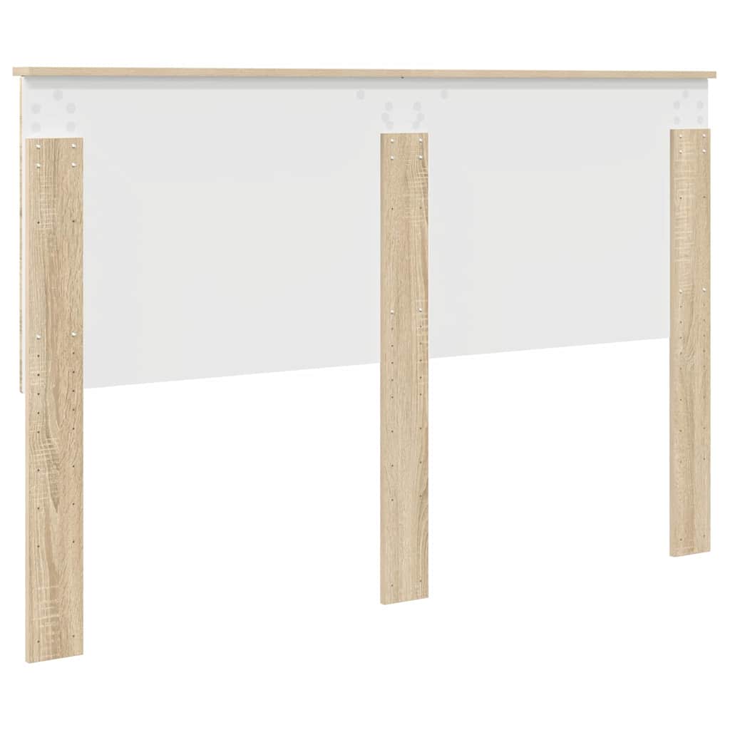 Hoofdbord met hoofdeinde Sonoma Eiken 150 cm Bewerkt hout