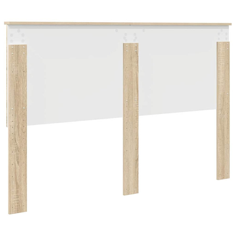 Hoofdbord met hoofdeinde Sonoma Eiken 150 cm Bewerkt hout