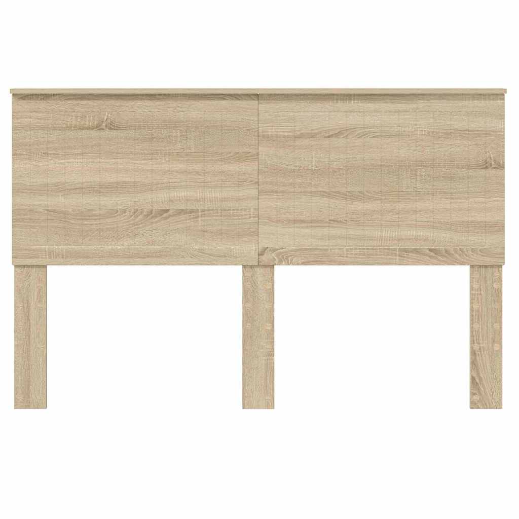 Hoofdbord met hoofdeinde Sonoma Eiken 150 cm Bewerkt hout