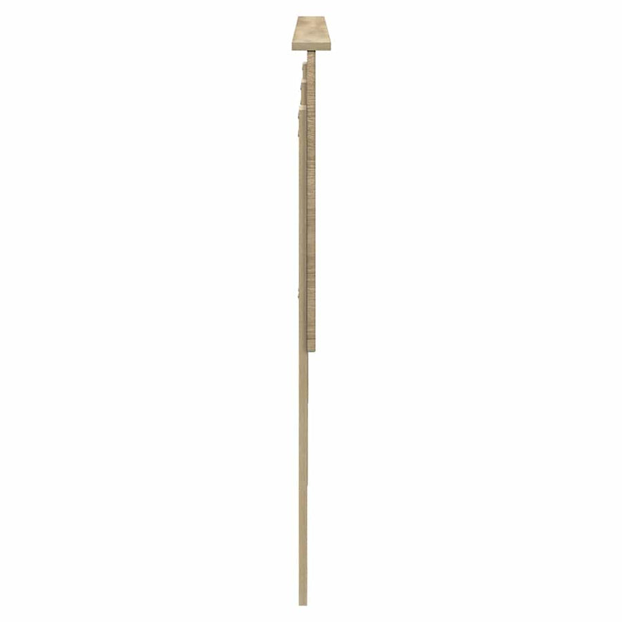 Hoofdbord met hoofdeinde Sonoma Eiken 150 cm Bewerkt hout