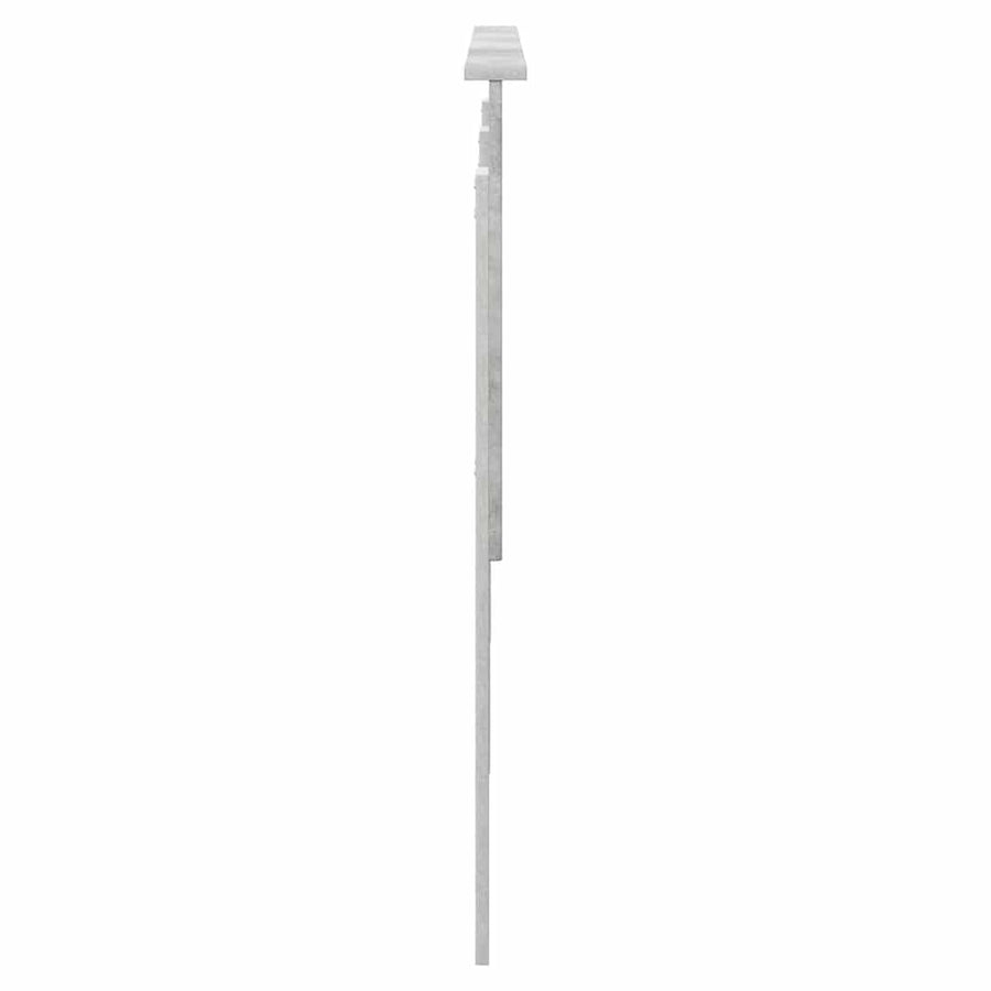 Hoofdbord met hoofdeinde Beton Grijs 150 cm Bewerkt hout