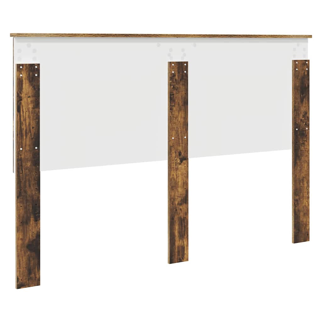 Hoofdbord met hoofdeinde Gerookt eiken 150 cm Bewerkt hout