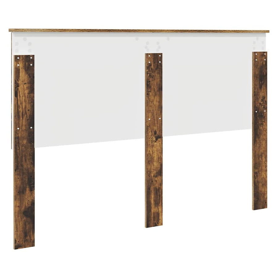 Hoofdbord met hoofdeinde Gerookt eiken 150 cm Bewerkt hout