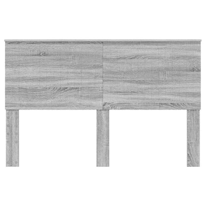 Hoofdbord met hoofdeinde Grijs Sonoma 150 cm Bewerkt hout