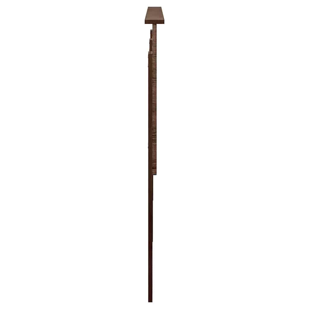 Hoofdbord met hoofdeinde Bruin Eiken 150 cm Bewerkt hout