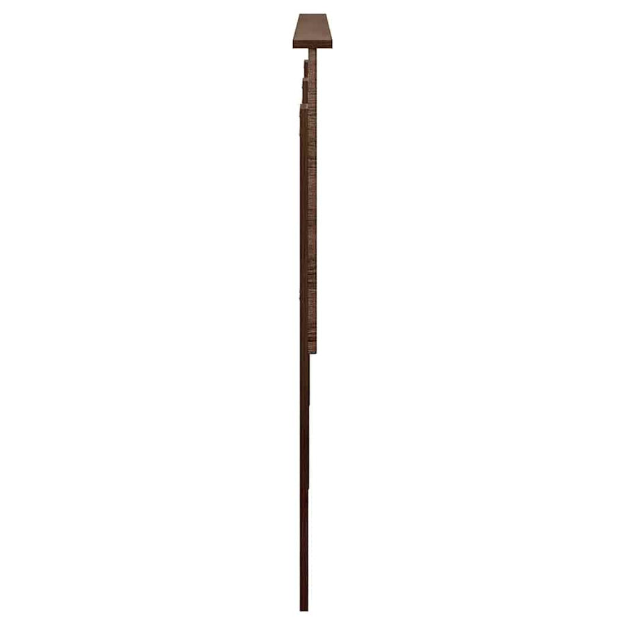 Hoofdbord met hoofdeinde Bruin Eiken 150 cm Bewerkt hout