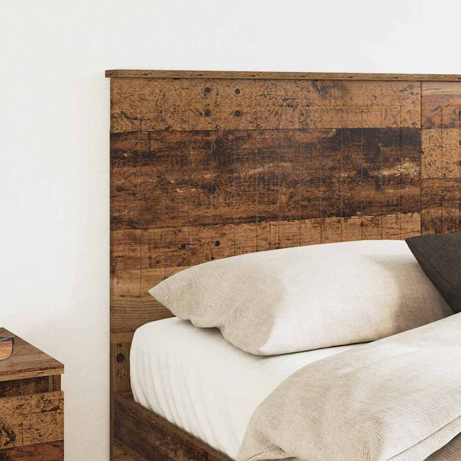 Hoofdbord met hoofdeinde Oud Hout 150 cm Bewerkt hout
