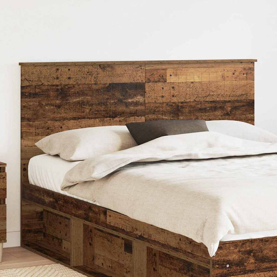 Hoofdbord met hoofdeinde Oud Hout 150 cm Bewerkt hout