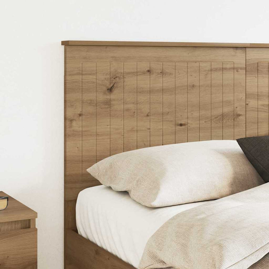 Hoofdbord met hoofdeinde Artisan Eiken 150 cm Bewerkt hout