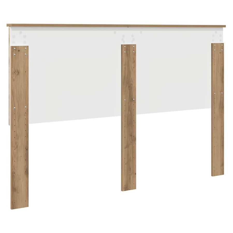 Hoofdbord met hoofdeinde Artisan Eiken 150 cm Bewerkt hout