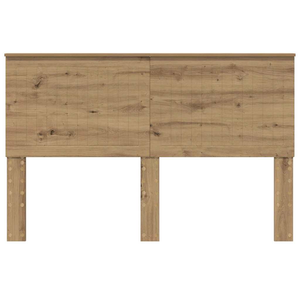 Hoofdbord met hoofdeinde Artisan Eiken 150 cm Bewerkt hout