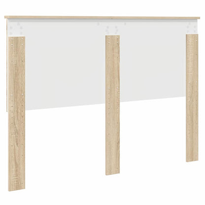 Hoofdbord met hoofdeinde Sonoma Eiken 140 cm Bewerkt hout