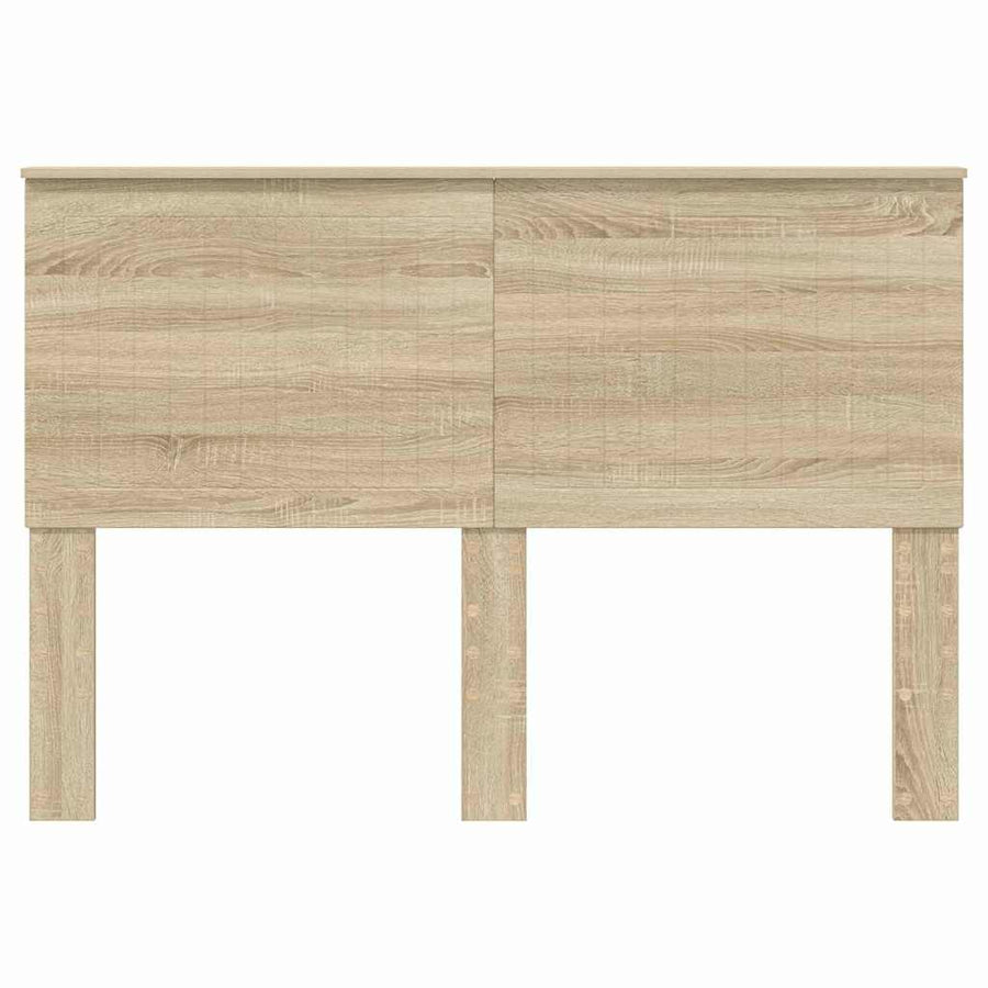 Hoofdbord met hoofdeinde Sonoma Eiken 140 cm Bewerkt hout