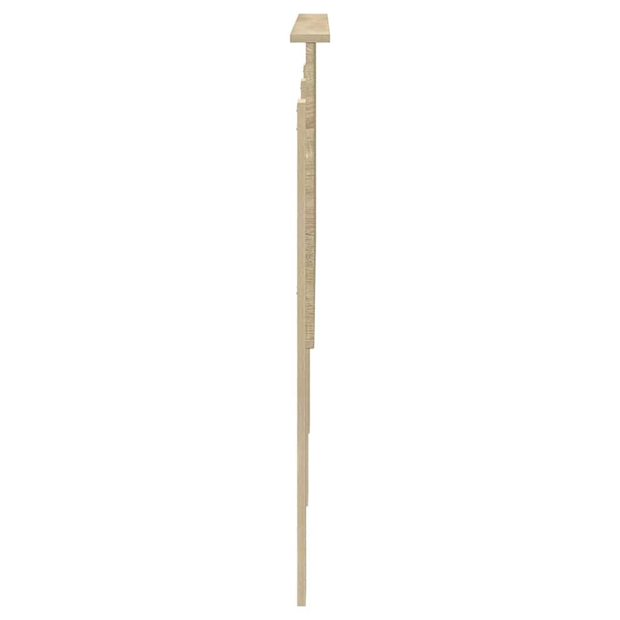 Hoofdbord met hoofdeinde Sonoma Eiken 140 cm Bewerkt hout
