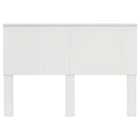 Headboard with Headboard Glossy White 140 cm Engineered wood
