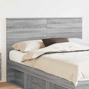 Hoofdbord 143x7x100 cm grijs sonoma bewerkt hout